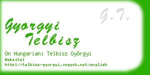 gyorgyi telbisz business card